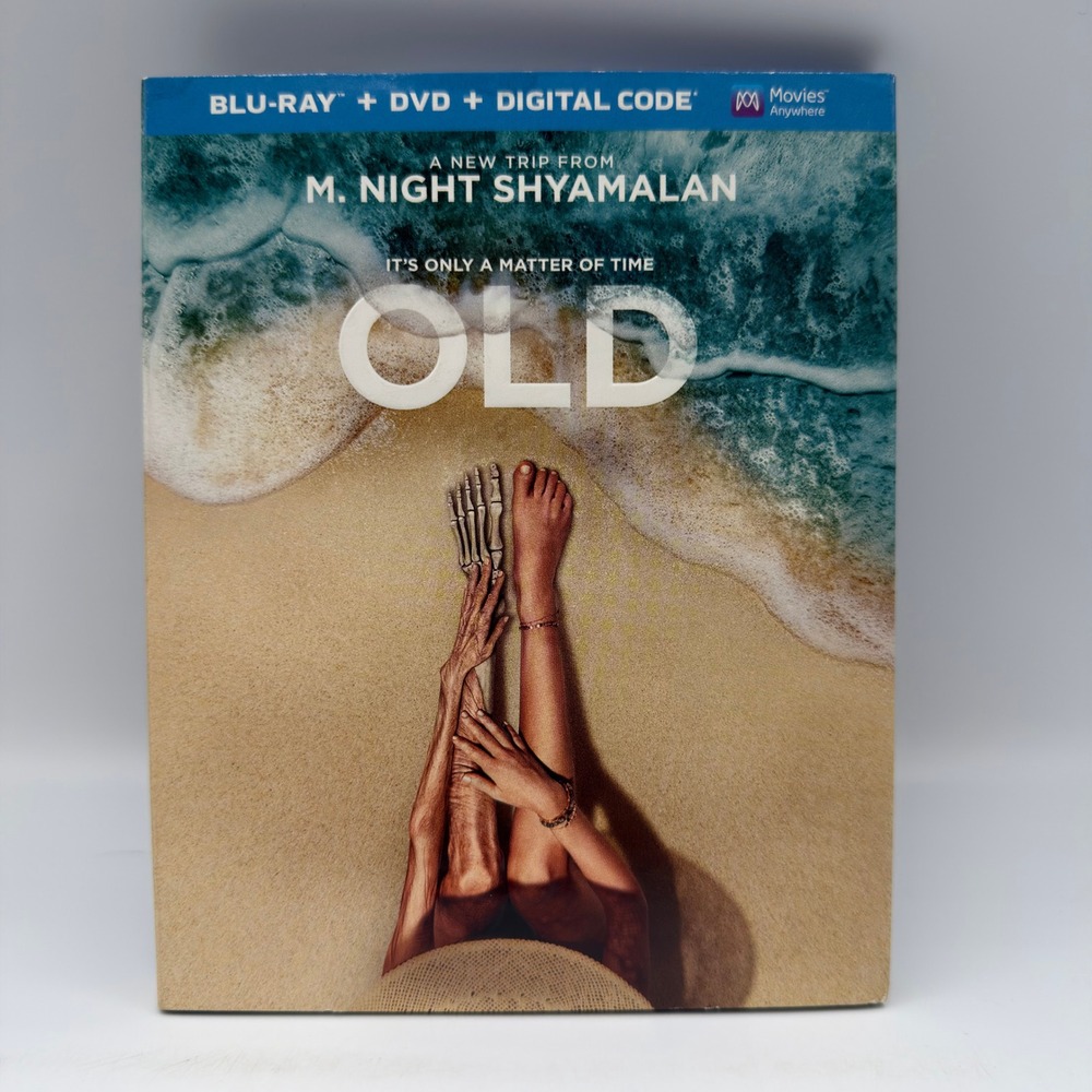 Old M Night Shyamalan Blu-ray DVD Slipcover 2021 Thriller Movie 191329156407